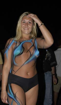 Body Painting 2004 photo - Duval Street, Key West